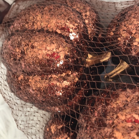 Fall Harvest Autumn glitter pumpkin set - Picture 6 of 7